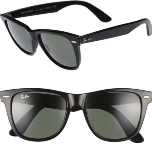 RayBan Wayfarer Black RB2140 New - Picture 1 of 15